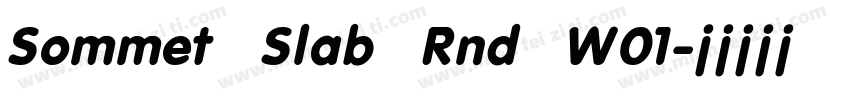 Sommet Slab Rnd W01字体转换